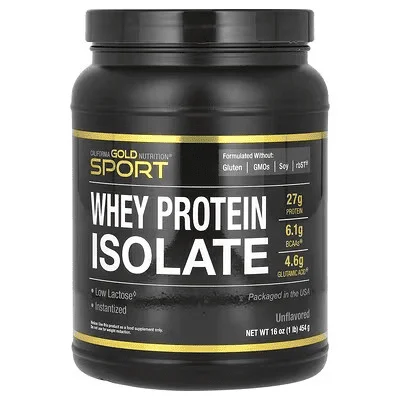 California Gold Nutrition isolat whey protein Maroc